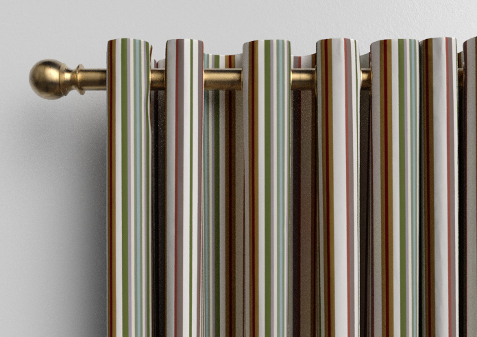 The British Stripe Co. Elizabeth, Highlands No.1 - Made to Measure Curtains - Image 12